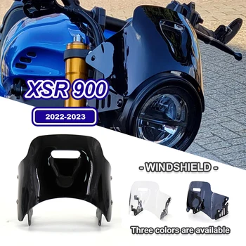 XSR900 Kiegészítők, Motoros Szélvédő a Yamaha XSR 900 Szél Napellenző Deflektor 2022 2023 Új Szélvédő Spoiler Fedezze Akril