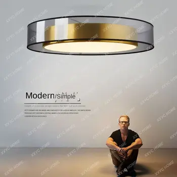 Modern, Kör alakú Led Mennyezeti Lámpa N Dimmer Hálószoba Nyomon Fény, Fürdőszoba, Erkély Haza, Dekoratív Beltéri Lámpatestek Lusters