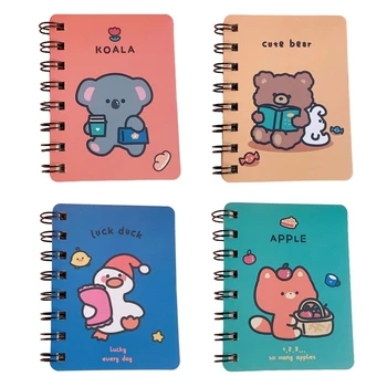 a Kreatív 3x4 Spirál Mini Memo Pad Notebook Tanuló Gyerekek Írás Megjegyzés Tak