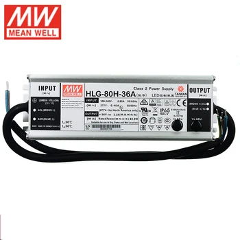 Mean well LED driver HLG-80H-42A 42V LED-es Kapcsolóüzemű Tápegység 110V/220V AC 42V DC 1.95 EGY 81.9 W vízálló IP65 Állítható