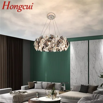 Hongcui Medál Fény Posztmodern Luxus Crystal LED lámpa, Lámpa Otthoni Étkezési Nappali