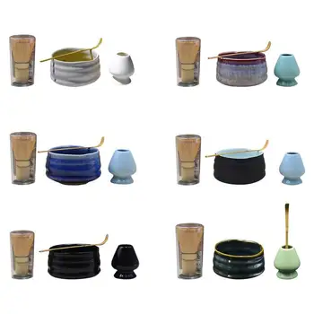 Kiváló Minőségű Tea Set Matcha Tea Szett Keverőtál Szett Bambusz -, Kerámia-Japán Tea-Szertartás Eszköz Kombinált Kanál Ajándék Készlet