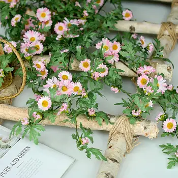 Gyakorlati Mesterséges Krizantém Szőlő Party Dekoráció Hamis Virág Szőlő Könnyű Érdekel, DIY