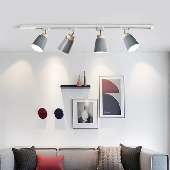 Modern LED-es Pálya Fény Macaron Forgatható, Mozgatható Fal Nappali Bankett-Terem Színpadi Lámpa Otthoni Dekorációs Kellék Csillogás