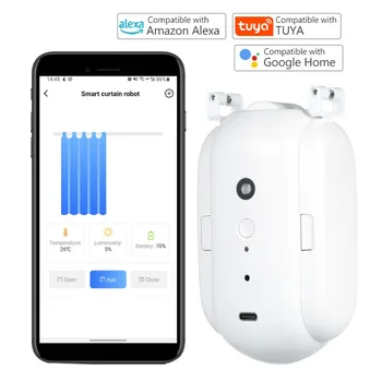 Tuya Bluetooth Smart Függöny Swithbot Elektromos Függöny Robot APP Hang Időzítés Vezérlés Alexa, a Google Haza