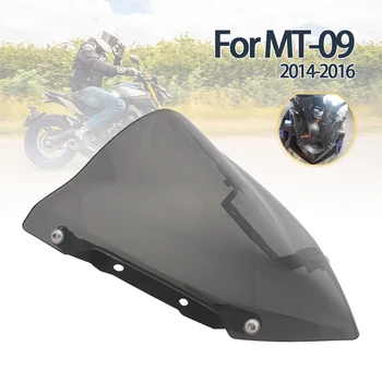 Motoros Szélvédő A Yamaha MT09 MT-09 MT 09 2014 2015 2016 Szél Légterelő Parabrisas Sport Szélvédő Tartozékok