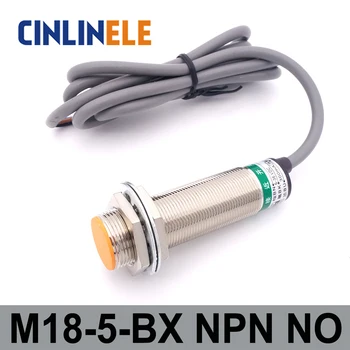 M18 LJ18A3-5-Z/BX 5mm 6V-36V indukciós DC NPN NEM fém érzékelő induktív közelében kapcsoljuk Képernyő pajzs típusa LJ8A3 érzékelő, kapcsoló