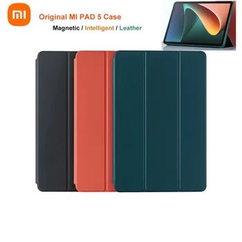 Eredeti Xiaomi MiPad 5 Pro / Pad5 Smart Case MI PAD 5 Ultra vékony tablet bőr flip Shell Cover Üveg Mágneses Adszorpciós