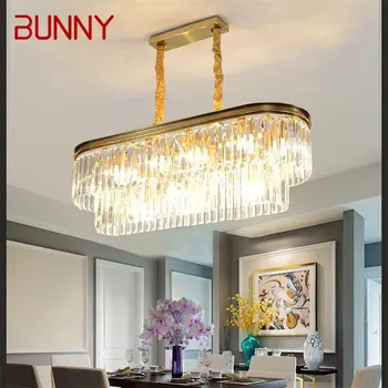 NYUSZI Csillár Arany Luxus Ovális Medál Lámpa Posztmodern LED Lámpatest, az Otthon Élő Étkező