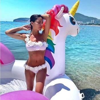2023 Új Bikini Szett Nők Fodros Brazil Bikini Alacsony Derék Fodorral Biquini Fürdőruha Nyomtatott Maillot De Bain Nyári Fürdőruha