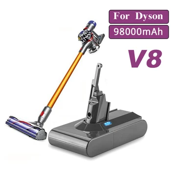 Dyson V8 21.6 V 98000mAh Csere Akkumulátor Dyson V8-as az Abszolút Kábel-Ingyenes Porszívó Kézi Porszívó Dyson V8-as Elem